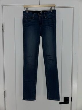 PAIGE Skyline Skinny Jeans Dark Wash Stretch Denim | Size 27